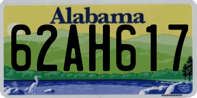 AL license plate 62AH617