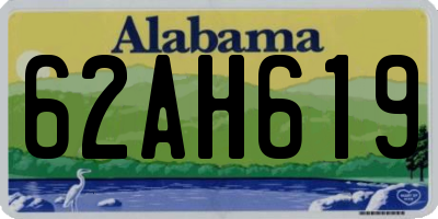AL license plate 62AH619