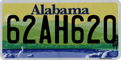 AL license plate 62AH620