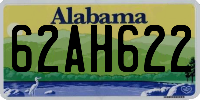 AL license plate 62AH622