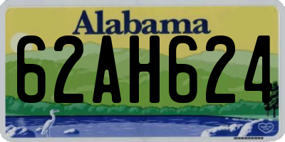AL license plate 62AH624