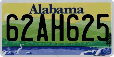 AL license plate 62AH625