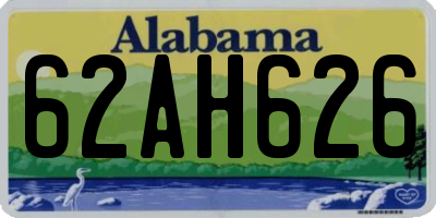 AL license plate 62AH626