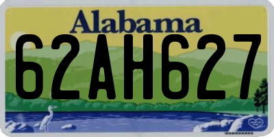 AL license plate 62AH627