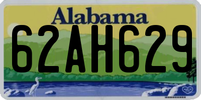 AL license plate 62AH629