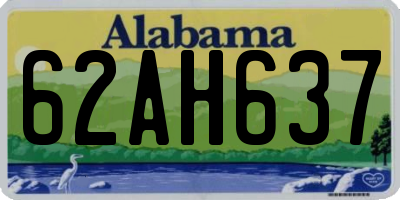 AL license plate 62AH637