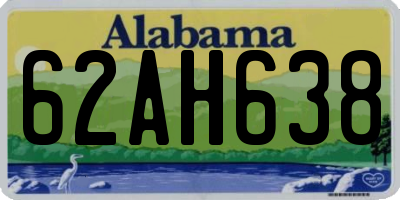 AL license plate 62AH638
