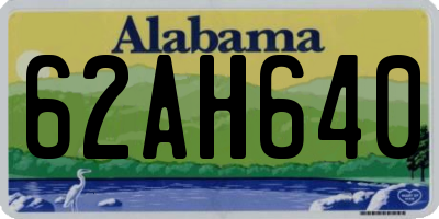 AL license plate 62AH640