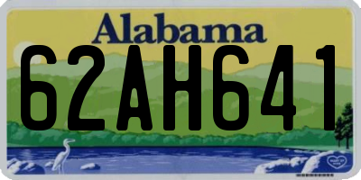 AL license plate 62AH641