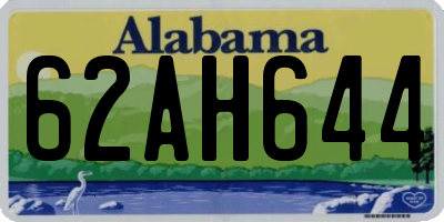 AL license plate 62AH644