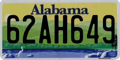 AL license plate 62AH649