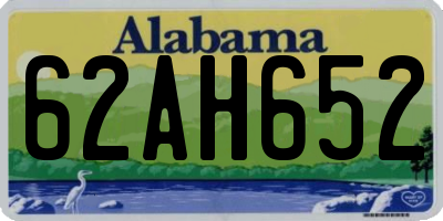 AL license plate 62AH652