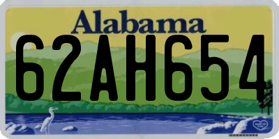 AL license plate 62AH654