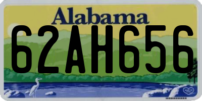 AL license plate 62AH656