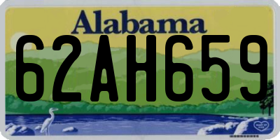 AL license plate 62AH659