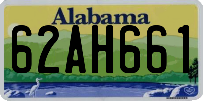 AL license plate 62AH661