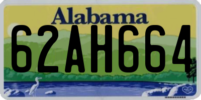 AL license plate 62AH664