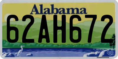 AL license plate 62AH672
