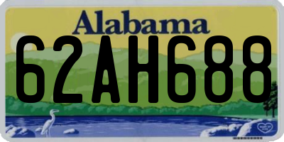 AL license plate 62AH688