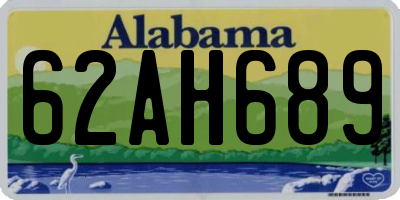 AL license plate 62AH689