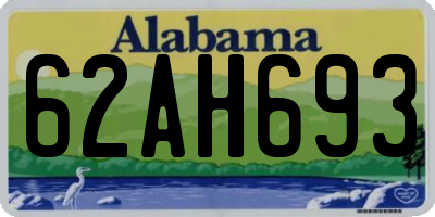 AL license plate 62AH693