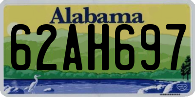 AL license plate 62AH697
