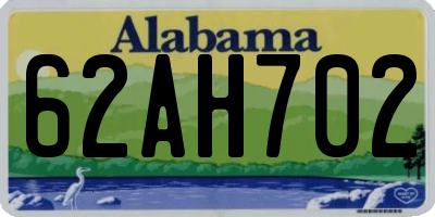 AL license plate 62AH702