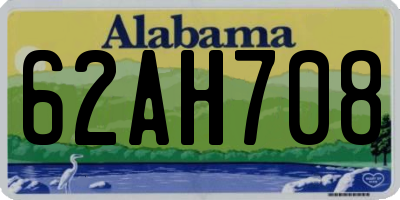 AL license plate 62AH708