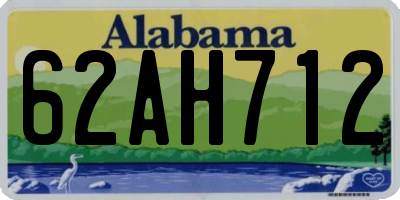 AL license plate 62AH712