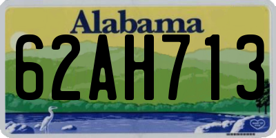 AL license plate 62AH713