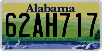 AL license plate 62AH717