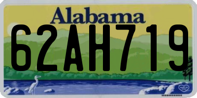 AL license plate 62AH719