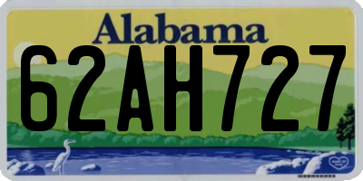 AL license plate 62AH727