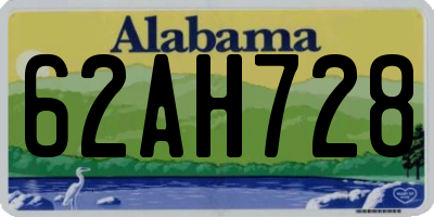 AL license plate 62AH728