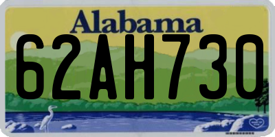 AL license plate 62AH730
