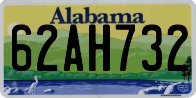 AL license plate 62AH732