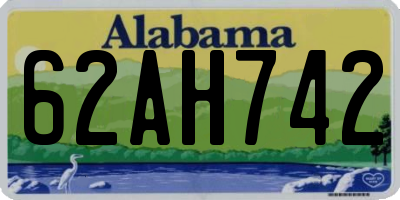AL license plate 62AH742