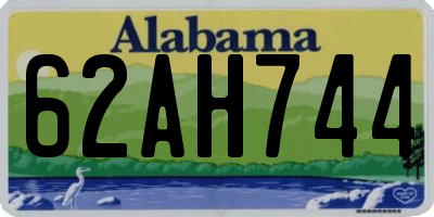 AL license plate 62AH744