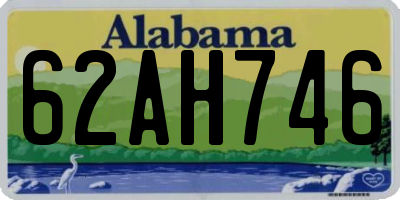 AL license plate 62AH746