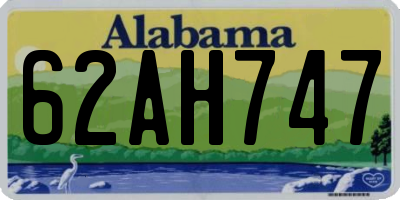AL license plate 62AH747