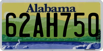 AL license plate 62AH750