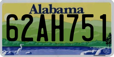 AL license plate 62AH751
