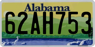 AL license plate 62AH753