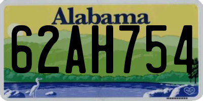 AL license plate 62AH754
