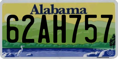 AL license plate 62AH757