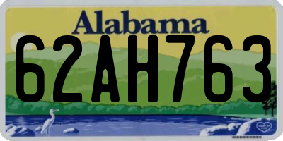AL license plate 62AH763