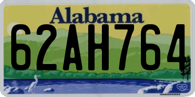 AL license plate 62AH764