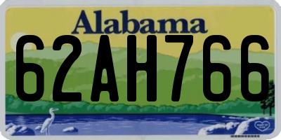AL license plate 62AH766