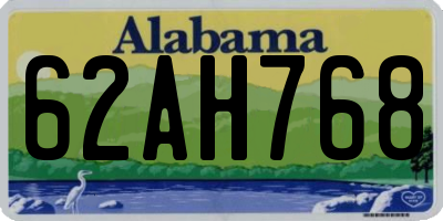 AL license plate 62AH768