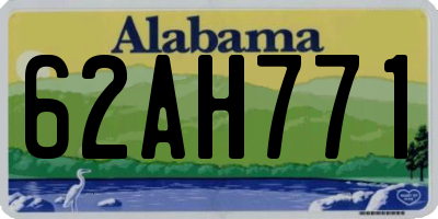 AL license plate 62AH771